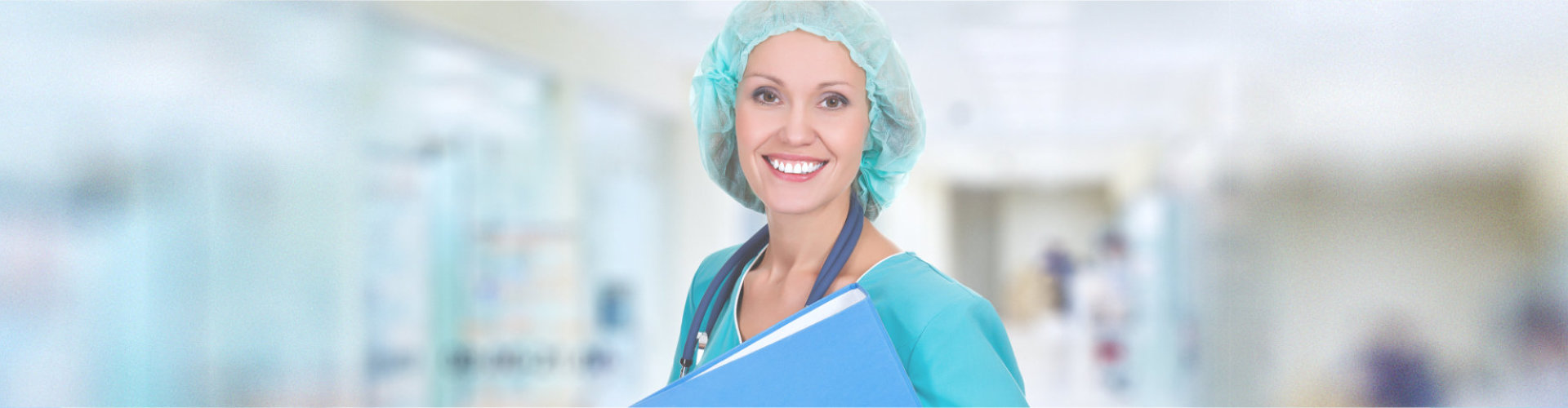 female medical staff smiling